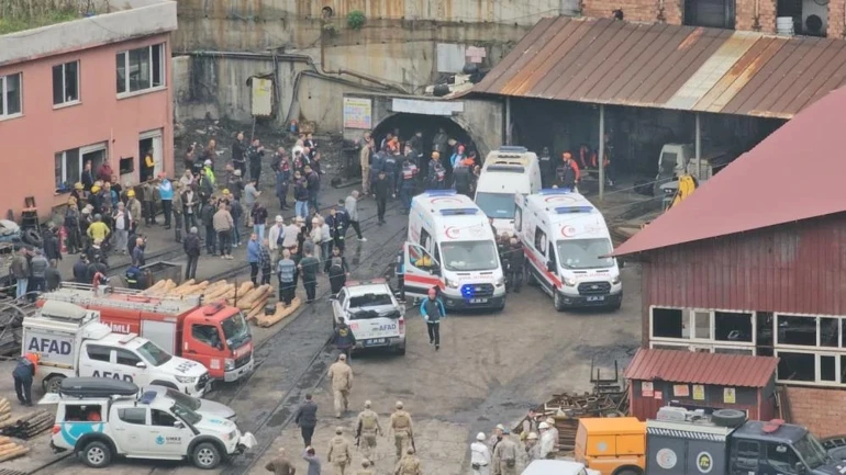 Zonguldak’ın Kilimli ilçesinde sabah saatlerinde bir maden ocağında meydana gelen