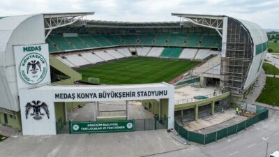 Konya’nın spor mabedi olarak kabul edilen dev tesis, önümüzdeki günlerde