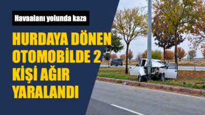 Konya'da akşam saatlerinde meydana gelen feci trafik kazası, çevredeki vatandaşlara