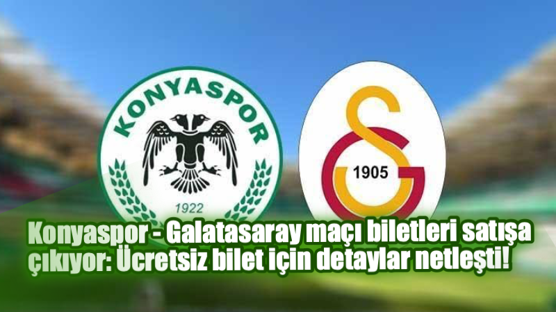 Trendyol Süper Lig’de heyecan dorukta. Şehrin temsilcisi Konyaspor’un sahasında Galatasaray’ı