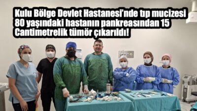 Konya’nın Kulu ilçesinde sağlık alanında göğüs kabartan ve bölge halkını