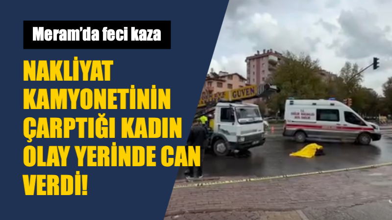 Konya’nın Meram ilçesinde meydana gelen feci trafik kazası, çevredeki vatandaşlara