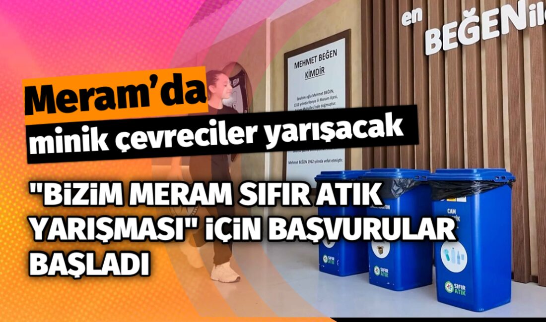 Konya’nın Meram ilçesinde çocuklara doğa sevgisini aşılamak, geri dönüşüm bilincini
