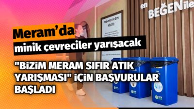 Konya’nın Meram ilçesinde çocuklara doğa sevgisini aşılamak, geri dönüşüm bilincini